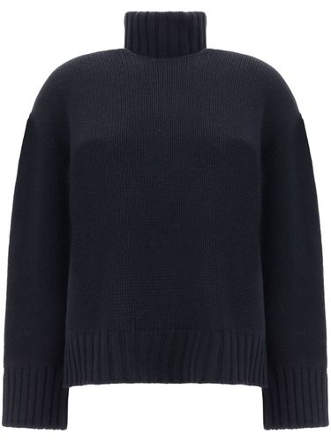 Wool And Silk Blend Turtleneck Sweater - Fabiana Filippi - Modalova