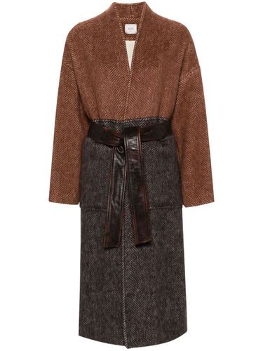 ALYSI - Wool Long Coat - Alysi - Modalova