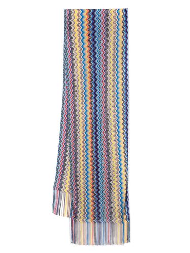 MISSONI - Wave Motif Fringed Scarf - Missoni - Modalova