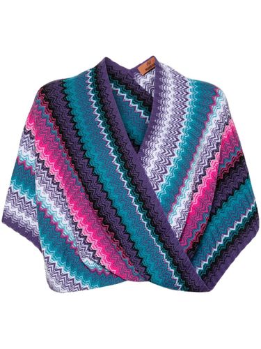 MISSONI - Zig Zag Wool Poncho - Missoni - Modalova