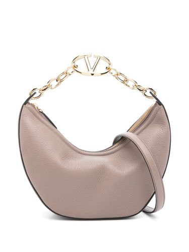 Vlogo Moon Small Leather Shoulder Bag - Valentino Garavani - Modalova