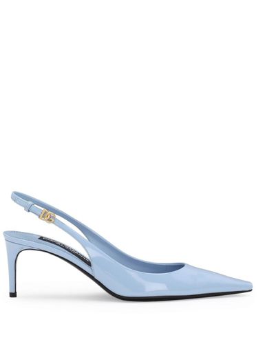 Leather Slingback Pumps - Dolce & Gabbana - Modalova