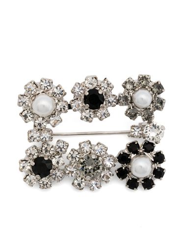 Rv Flower Strass Broche - Roger Vivier - Modalova