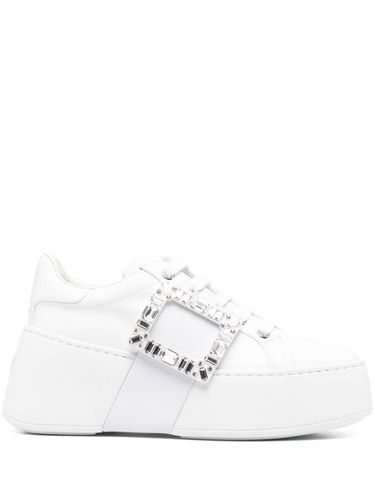 Viv Skate High Strass Leather Sneakers - Roger Vivier - Modalova