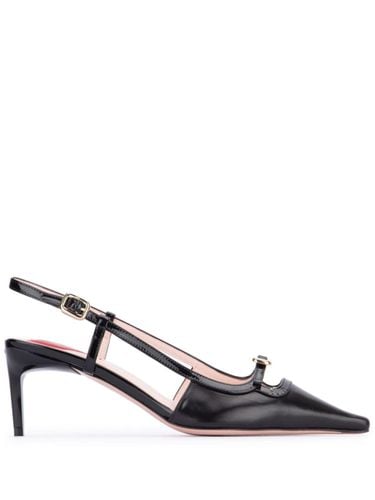 Mini Buckle Leather Slingback Pumps - Roger Vivier - Modalova