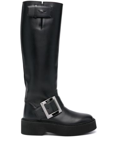 Viv Rangers High Leather Boots - Roger Vivier - Modalova