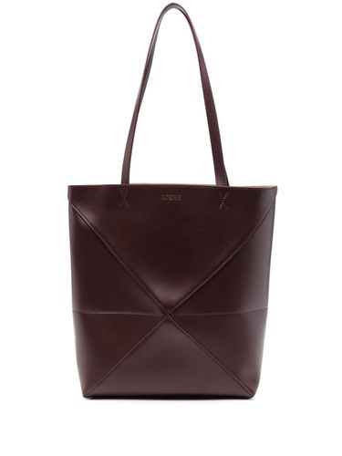 Puzzle Fold Leather Medium Tote Bag - Loewe - Modalova