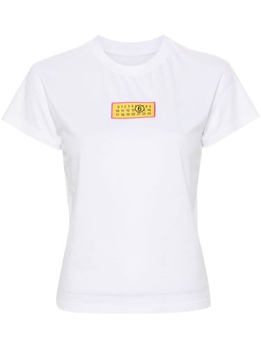 Logo Cotton T-shirt - MM6 Maison Margiela - Modalova