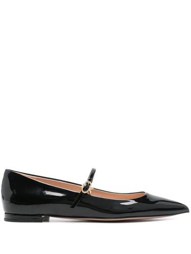 Ribbon Jane Patent Leather Ballet Flats - Gianvito Rossi - Modalova