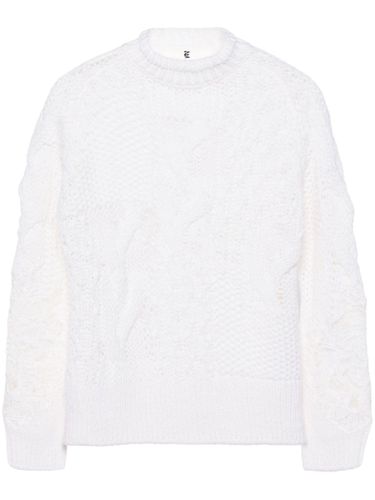 Embroidered Wool Sweater - Ermanno Scervino - Modalova