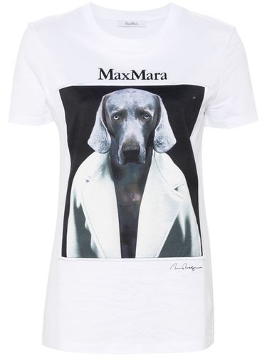 MAX MARA - Printed Cotton T-shirt - Max Mara - Modalova