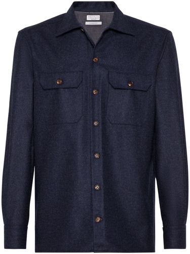 BRUNELLO CUCINELLI - Wool Shirt - Brunello Cucinelli - Modalova