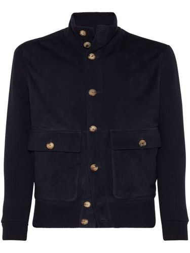 Leather Bomber Jacket - Brunello Cucinelli - Modalova