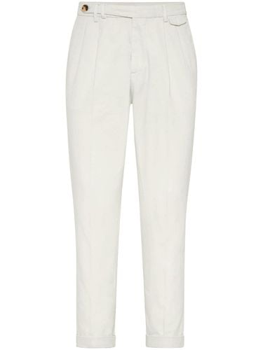 Double Darts Cotton Trousers - Brunello Cucinelli - Modalova