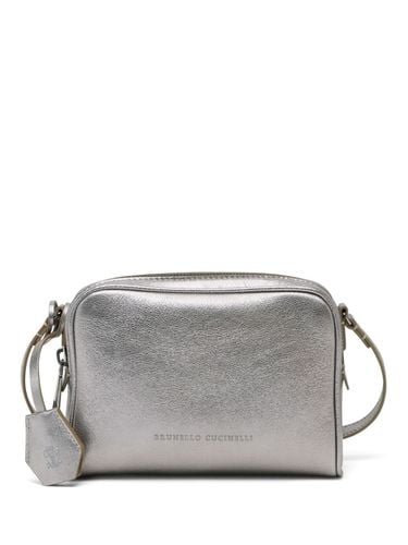 Leather Shoulder Bag - Brunello Cucinelli - Modalova