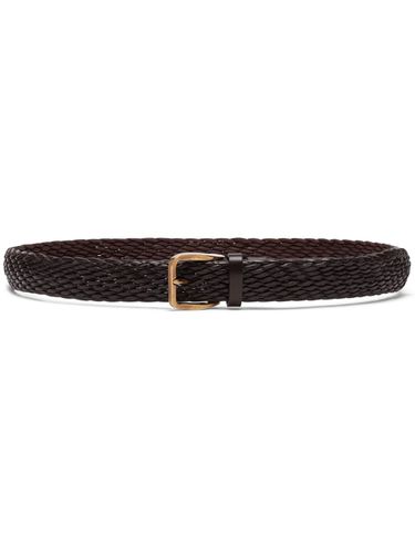 Leathre Weaved Belt - Brunello Cucinelli - Modalova