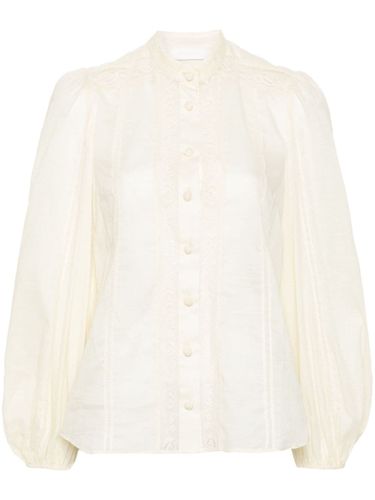 ZIMMERMANN - Lace Trim Detail Shirt - Zimmermann - Modalova