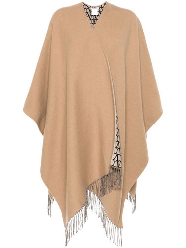 Toile Iconograhe Wool And Silk Blend Poncho - Valentino - Modalova