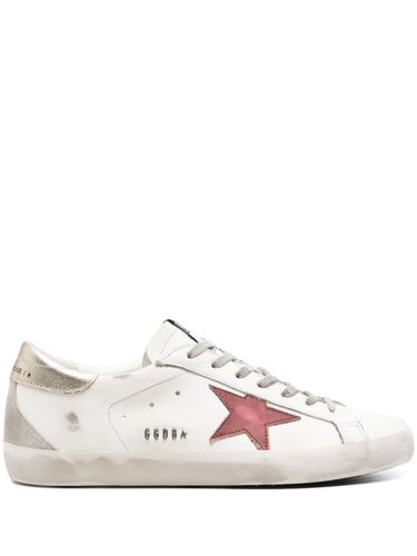 Super Star Leather Sneakers - Golden Goose - Modalova