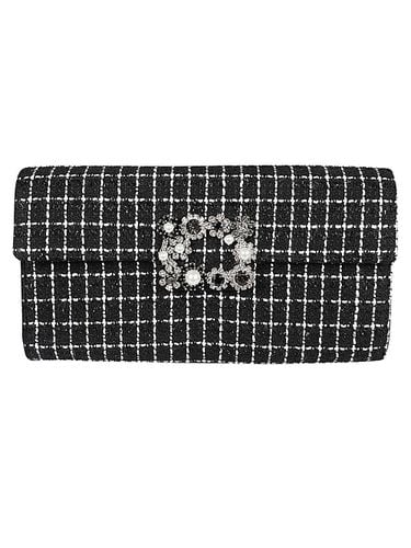 ROGER VIVIER - Flower Buckle Clutch - Roger Vivier - Modalova