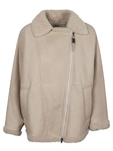 BRUNELLO CUCINELLI - Leather Jacket - Brunello Cucinelli - Modalova