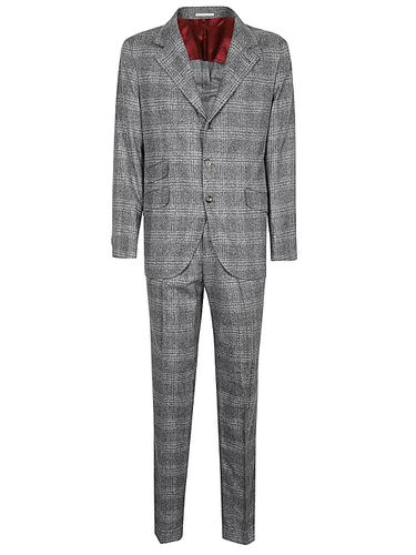 Wool And Silk Blend Single-breasted Suit - Brunello Cucinelli - Modalova