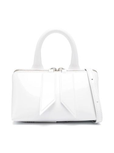 Friday Metallized Leather Handbag - The Attico - Modalova