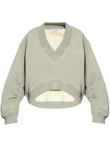 V-necked Cotton Sweatshirt - The Attico - Modalova