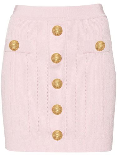 BALMAIN - Buttoned Knitted Skirt - Balmain - Modalova