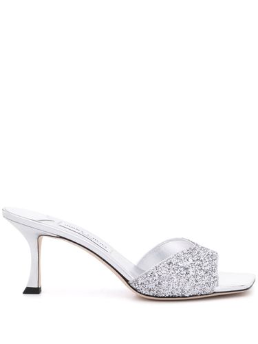 Skye Glittered Leather Sandals - Jimmy Choo - Modalova