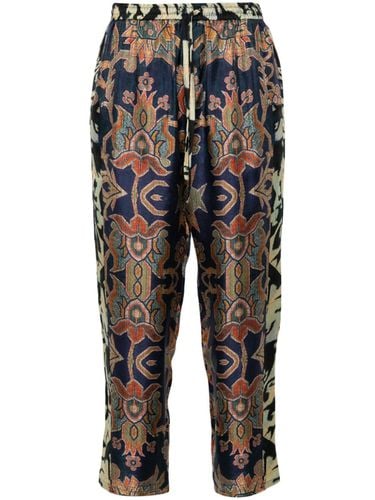 Printed Silk Trousers - Pierre-Louis Mascia - Modalova