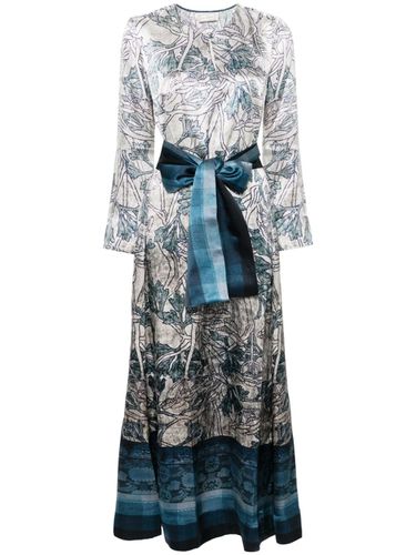 Printed Silk Long Dress - Pierre-Louis Mascia - Modalova