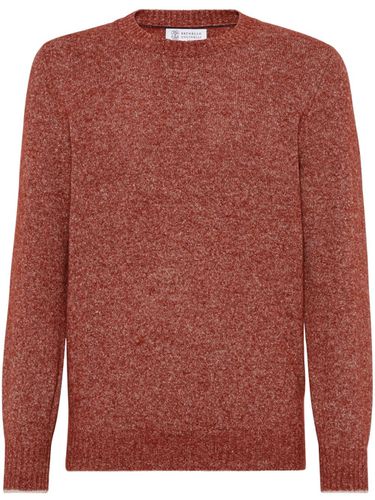 Wool Crewneck Sweater - Brunello Cucinelli - Modalova