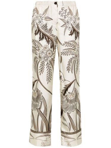 Printed Silk Trousers - For restless sleepers - Modalova