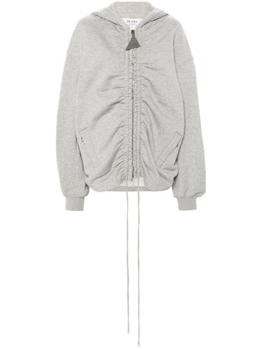 THE ATTICO - Zipped Cotton Hoodie - The Attico - Modalova