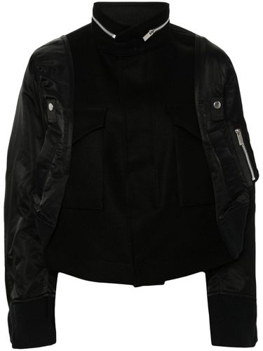 SACAI - Wool And Nylon Blend Jacket - Sacai - Modalova