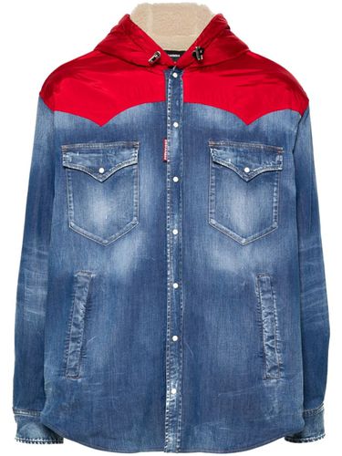 DSQUARED2 - Denim Cotton Jacket - Dsquared2 - Modalova