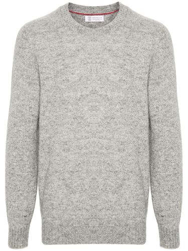 Wool Crewneck Sweater - Brunello Cucinelli - Modalova