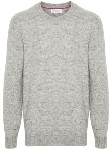 Wool Crewneck Sweater - Brunello Cucinelli - Modalova