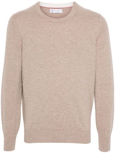 Cashmere Crewneck Sweater - Brunello Cucinelli - Modalova