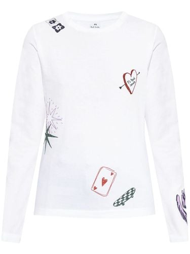 Printed Cotton T-shirt - PS Paul Smith - Modalova