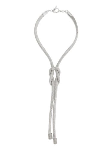 Knot Detail Long Necklace - Fabiana Filippi - Modalova