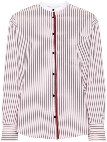 Cotton Blend Striped Shirt - Forte Forte - Modalova