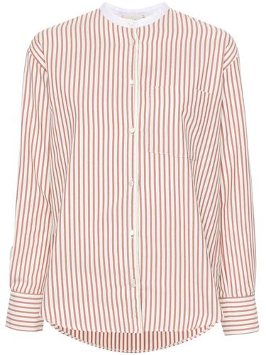 Cotton Blend Striped Shirt - Forte Forte - Modalova