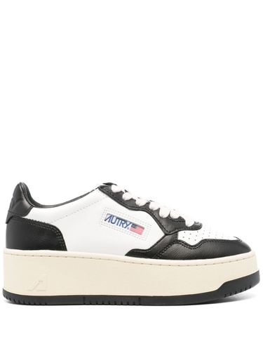 Platform Low Leather Sneakers - Autry - Modalova