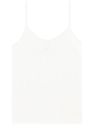 COURRÈGES - Logo Ribbed Tank Top - Courrèges - Modalova