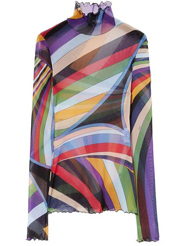 PUCCI - Printed High-neck Top - Pucci - Modalova