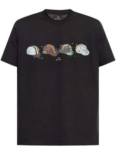 Cycling Caps Cotton T-shirt - PS Paul Smith - Modalova