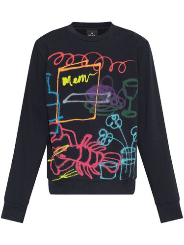 Printed Cotton Sweatshirt - PS Paul Smith - Modalova