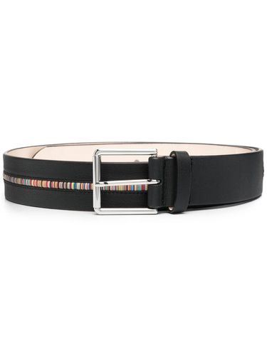 Signature Stripe Leather Belt - Paul Smith - Modalova